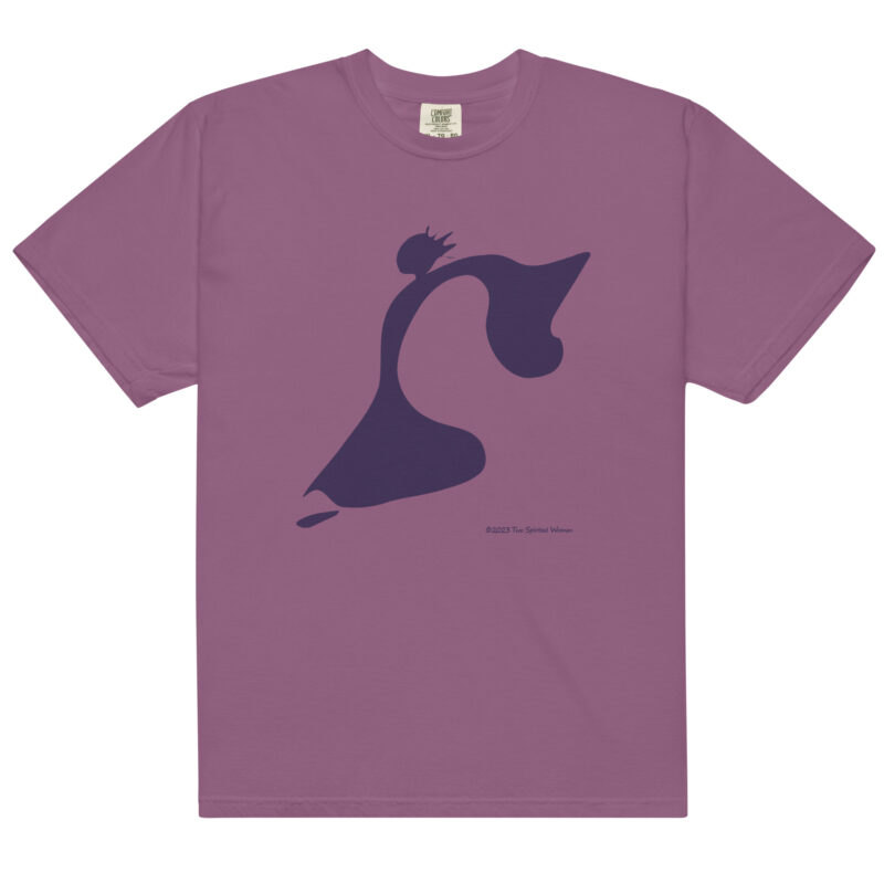 TAKE THE LEAP (purple) - Unisex Soft Heavyweight Tee