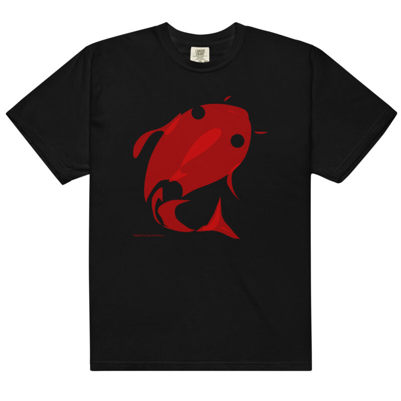 RED FISH - Unisex Soft Heavyweight Tee - Image 2