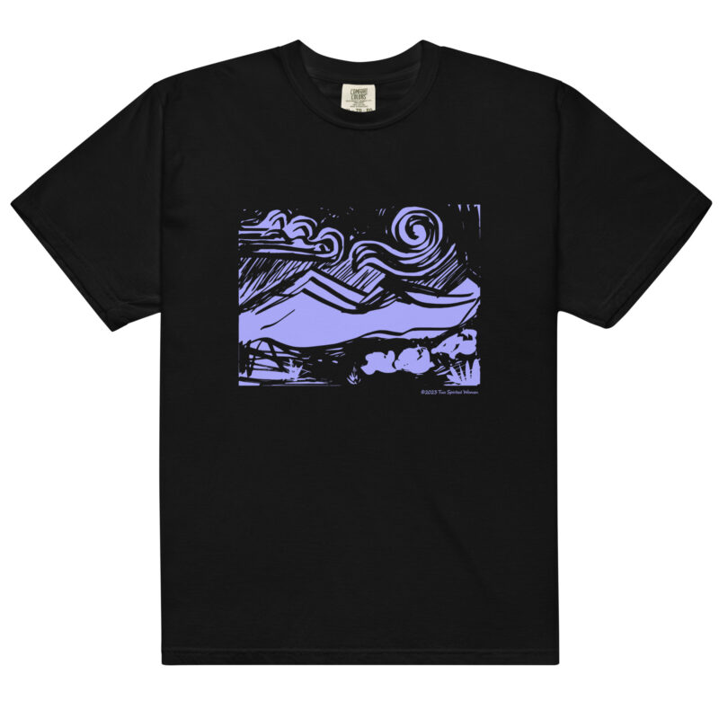 BLUE MOUNTAINS - Unisex Soft Heavyweight Tee - Image 15
