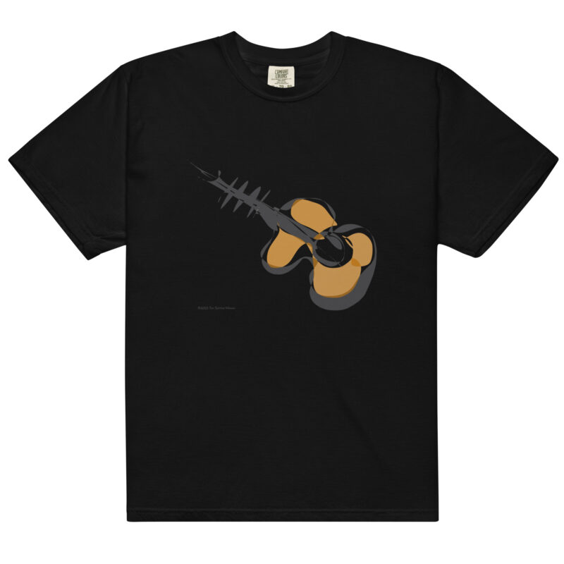 GUITAR - Unisex Soft Heavyweight Tee - Image 2