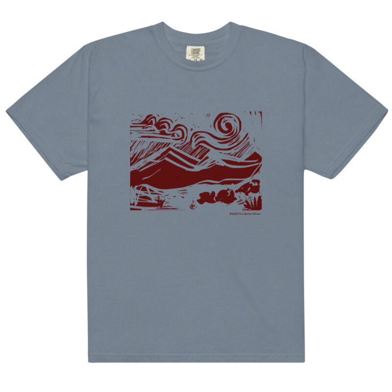 SANGRE DE CRISTO MOUNTAINS - Unisex Soft Heavyweight Tee - Image 10