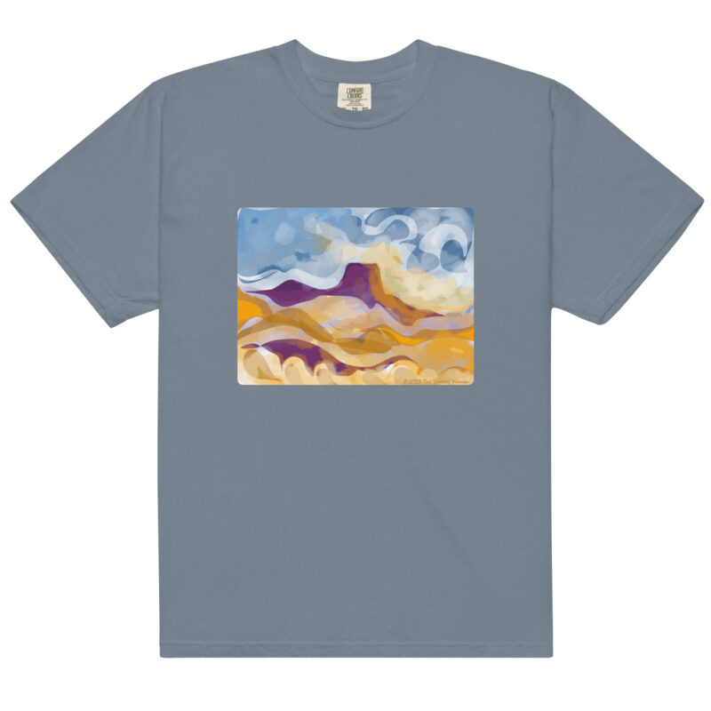 ABIQUIU PEDERNAL - Unisex Soft Heavyweight Tee - Image 10