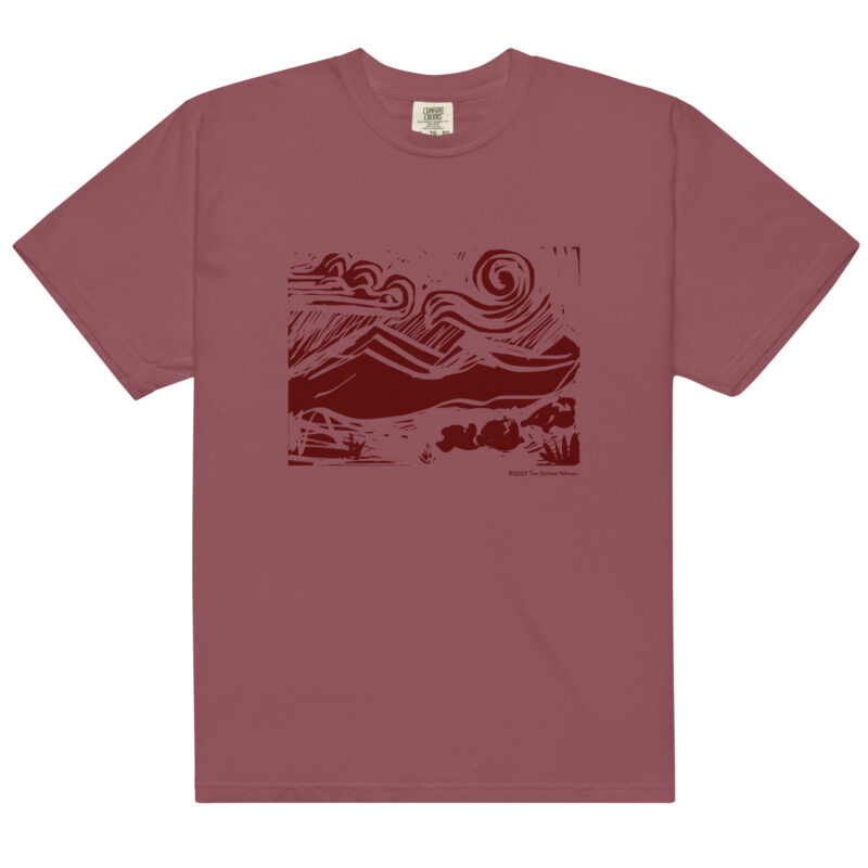 SANGRE DE CRISTO MOUNTAINS - Unisex Soft Heavyweight Tee - Image 5