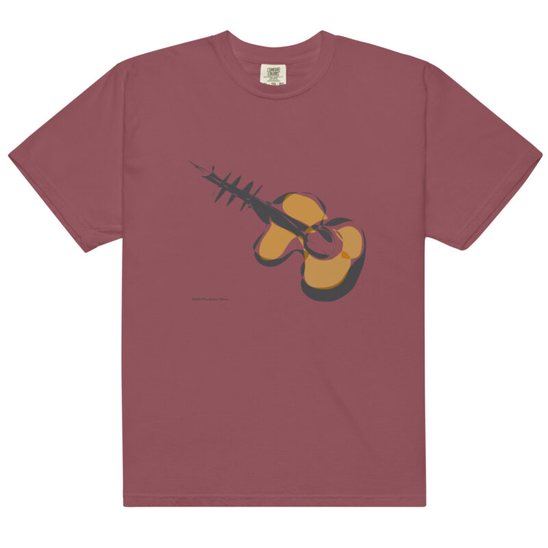 GUITAR - Unisex Soft Heavyweight Tee - Image 5