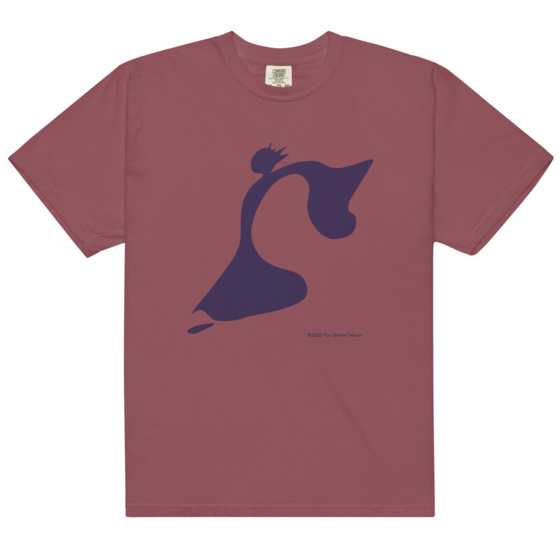 TAKE THE LEAP (purple) - Unisex Soft Heavyweight Tee - Image 4