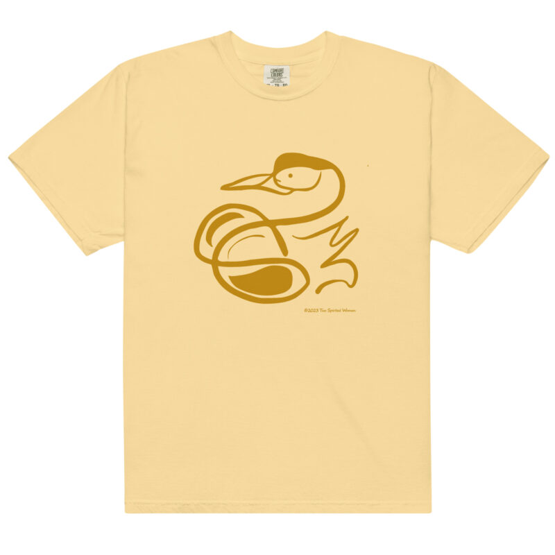 GOLD SWAN - Unisex Soft Heavyweight Tee - Image 12