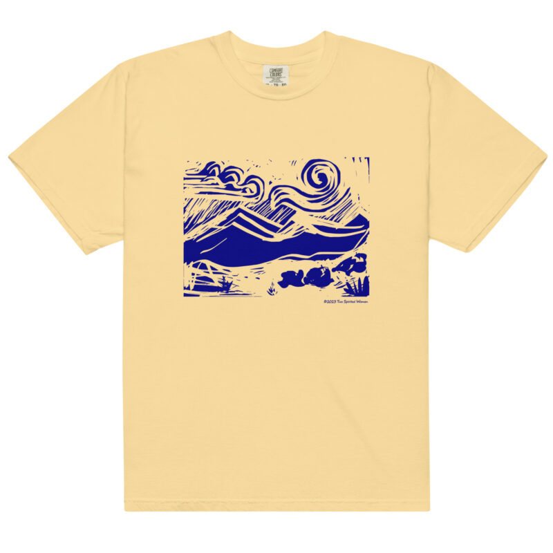 BLUE MOUNTAINS - Unisex Soft Heavyweight Tee - Image 12