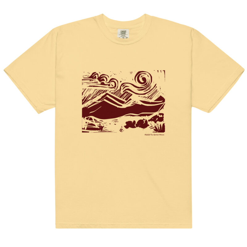 SANGRE DE CRISTO MOUNTAINS - Unisex Soft Heavyweight Tee - Image 14