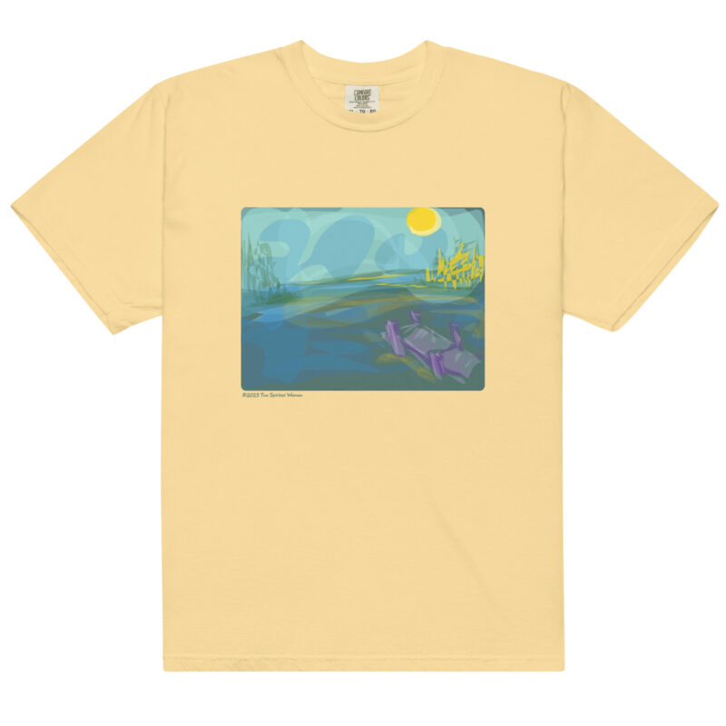 WATERFRONT - Unisex Soft Heavyweight Tee - Image 11