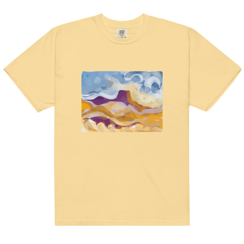 ABIQUIU PEDERNAL - Unisex Soft Heavyweight Tee - Image 14