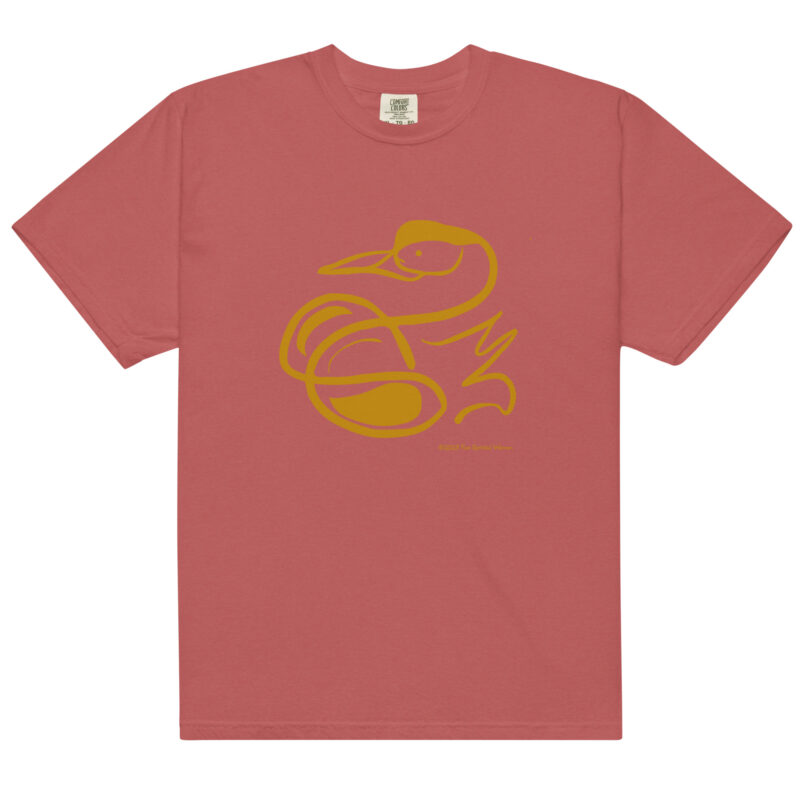 GOLD SWAN - Unisex Soft Heavyweight Tee - Image 6