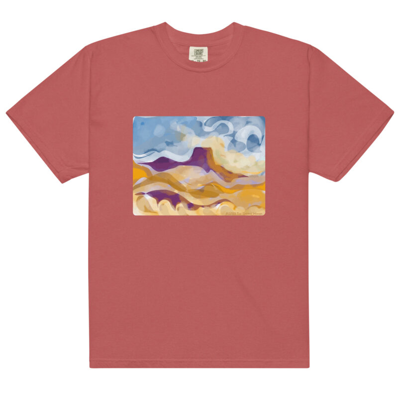 ABIQUIU PEDERNAL - Unisex Soft Heavyweight Tee - Image 7