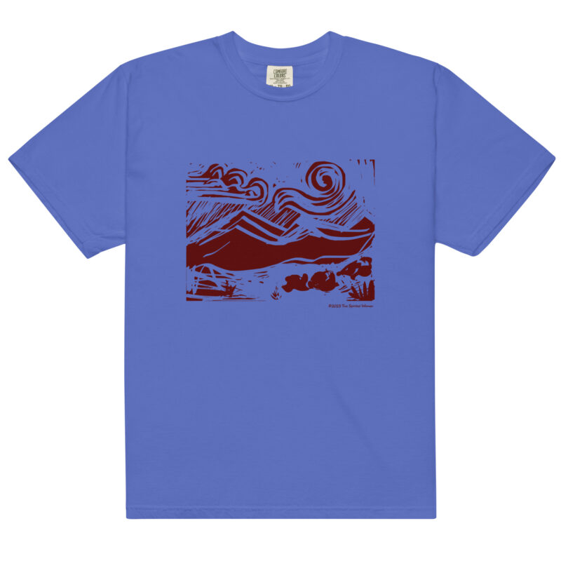 SANGRE DE CRISTO MOUNTAINS - Unisex Soft Heavyweight Tee - Image 8