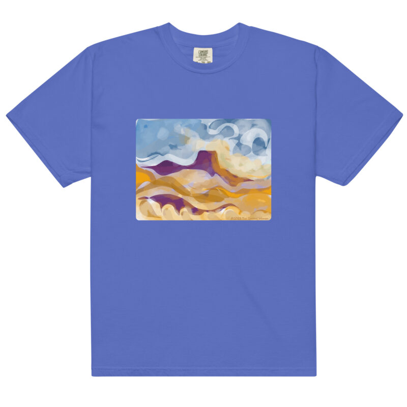 ABIQUIU PEDERNAL - Unisex Soft Heavyweight Tee - Image 8