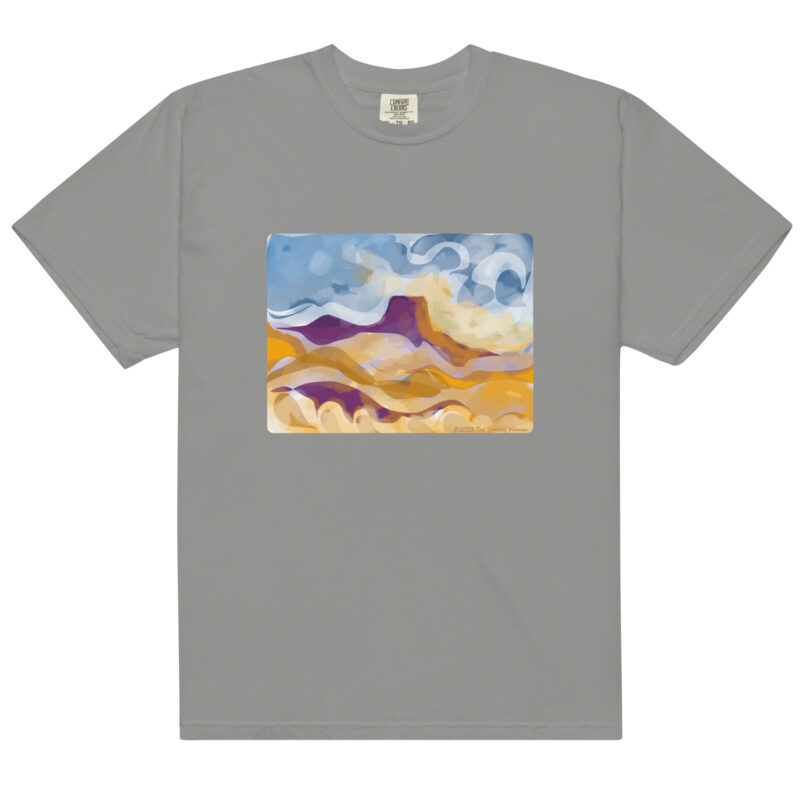 ABIQUIU PEDERNAL - Unisex Soft Heavyweight Tee - Image 11
