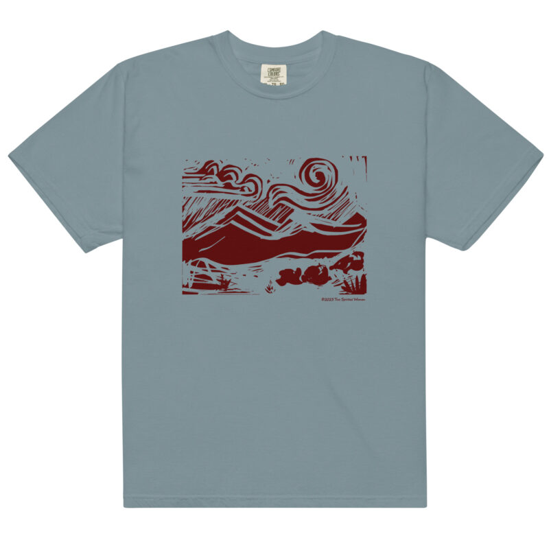 SANGRE DE CRISTO MOUNTAINS - Unisex Soft Heavyweight Tee - Image 11
