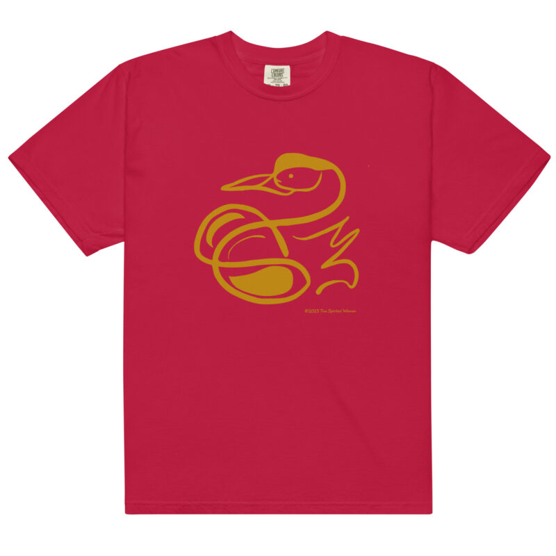 GOLD SWAN - Unisex Soft Heavyweight Tee - Image 3