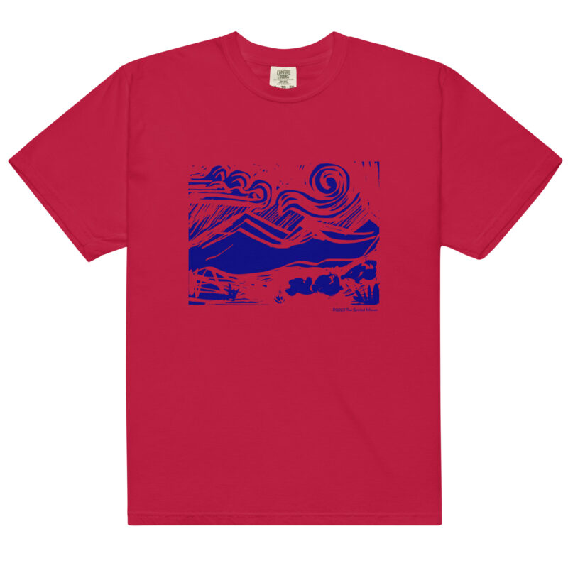 BLUE MOUNTAINS - Unisex Soft Heavyweight Tee