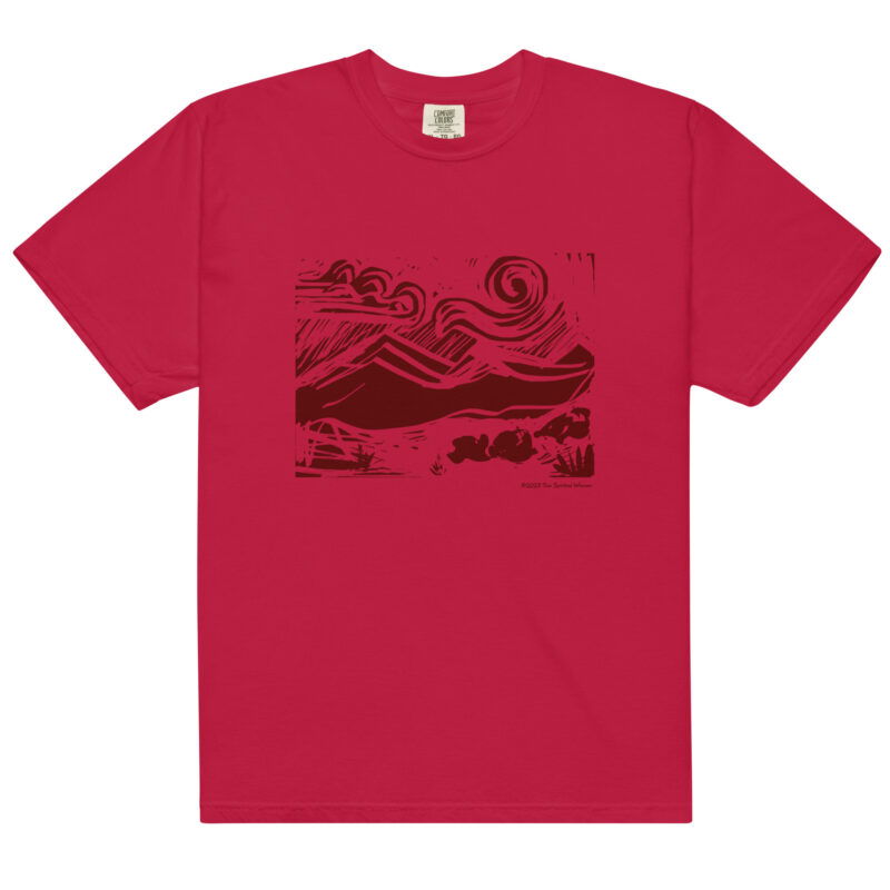 SANGRE DE CRISTO MOUNTAINS - Unisex Soft Heavyweight Tee - Image 3