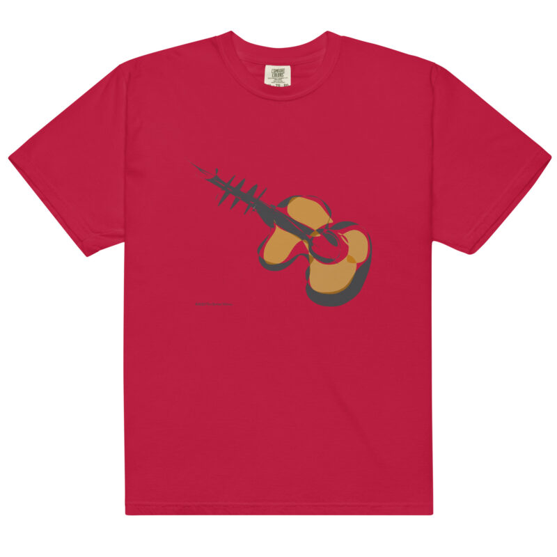 GUITAR - Unisex Soft Heavyweight Tee - Image 3