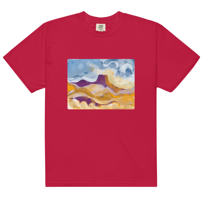 ABIQUIU PEDERNAL - Unisex Soft Heavyweight Tee - Image 3