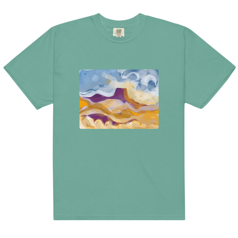 ABIQUIU PEDERNAL - Unisex Soft Heavyweight Tee - Image 13
