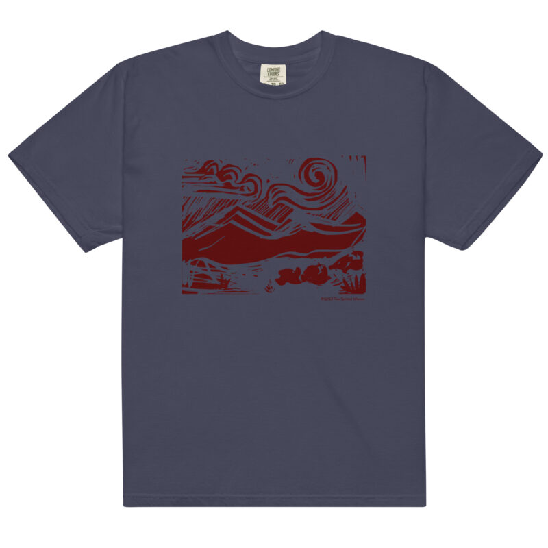 SANGRE DE CRISTO MOUNTAINS - Unisex Soft Heavyweight Tee - Image 4