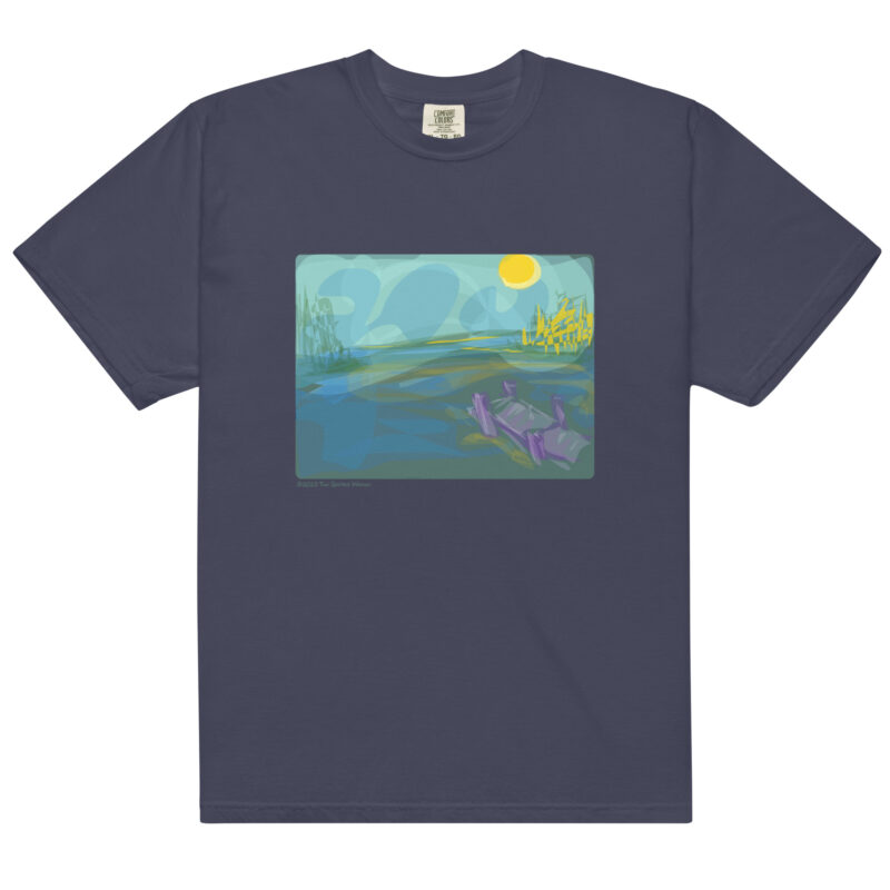 WATERFRONT - Unisex Soft Heavyweight Tee - Image 3