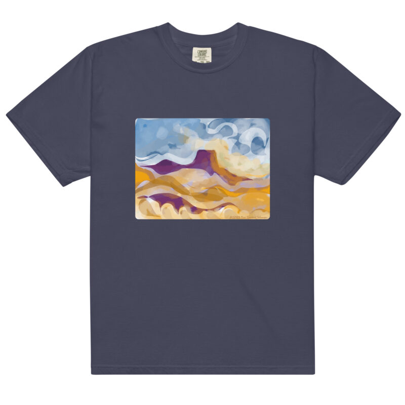 ABIQUIU PEDERNAL - Unisex Soft Heavyweight Tee - Image 4