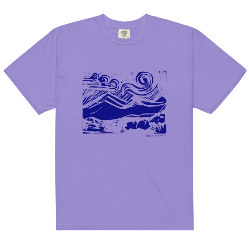 BLUE MOUNTAINS - Unisex Soft Heavyweight Tee - Image 10