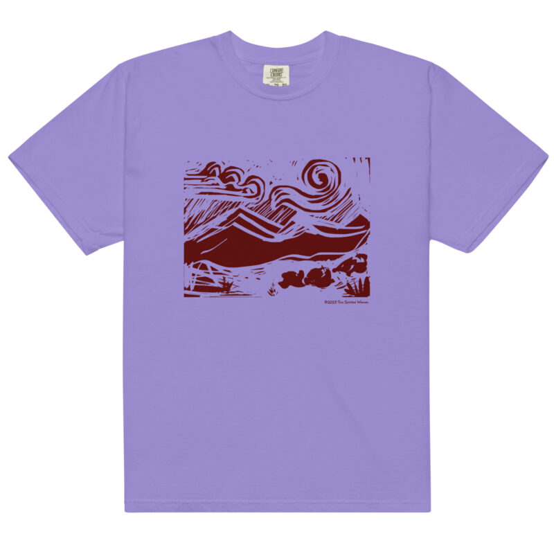 SANGRE DE CRISTO MOUNTAINS - Unisex Soft Heavyweight Tee - Image 12