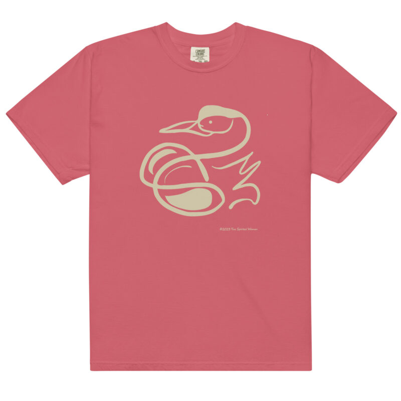 GOLD SWAN - Unisex Soft Heavyweight Tee - Image 14