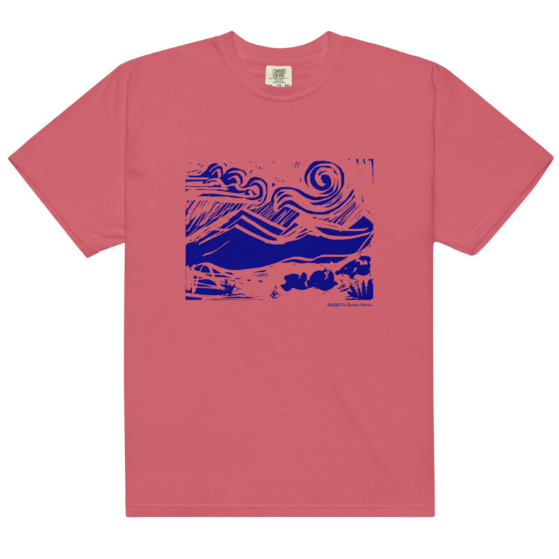BLUE MOUNTAINS - Unisex Soft Heavyweight Tee - Image 6