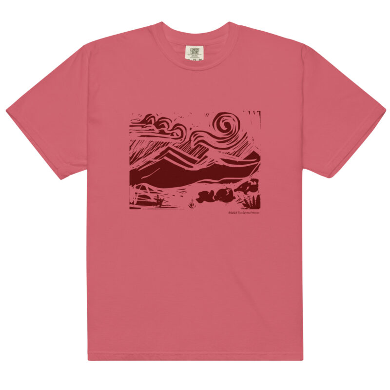 SANGRE DE CRISTO MOUNTAINS - Unisex Soft Heavyweight Tee - Image 9