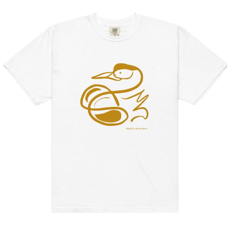 GOLD SWAN - Unisex Soft Heavyweight Tee - Image 13