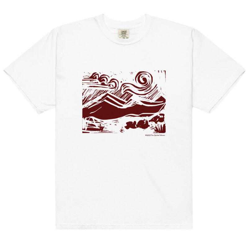SANGRE DE CRISTO MOUNTAINS - Unisex Soft Heavyweight Tee - Image 15