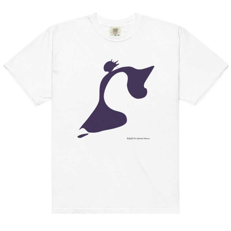 TAKE THE LEAP (purple) - Unisex Soft Heavyweight Tee - Image 14