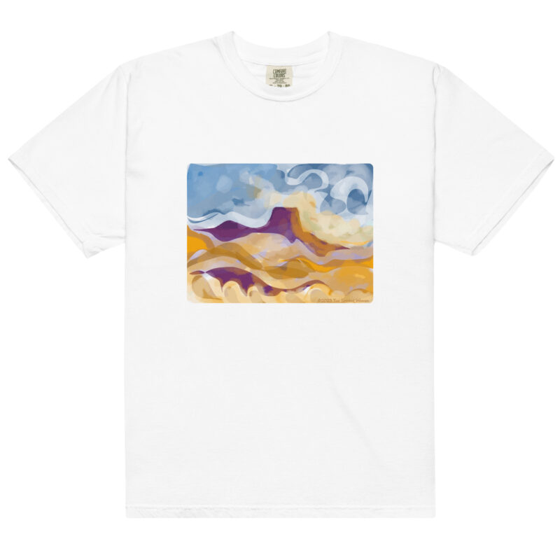 ABIQUIU PEDERNAL - Unisex Soft Heavyweight Tee - Image 15