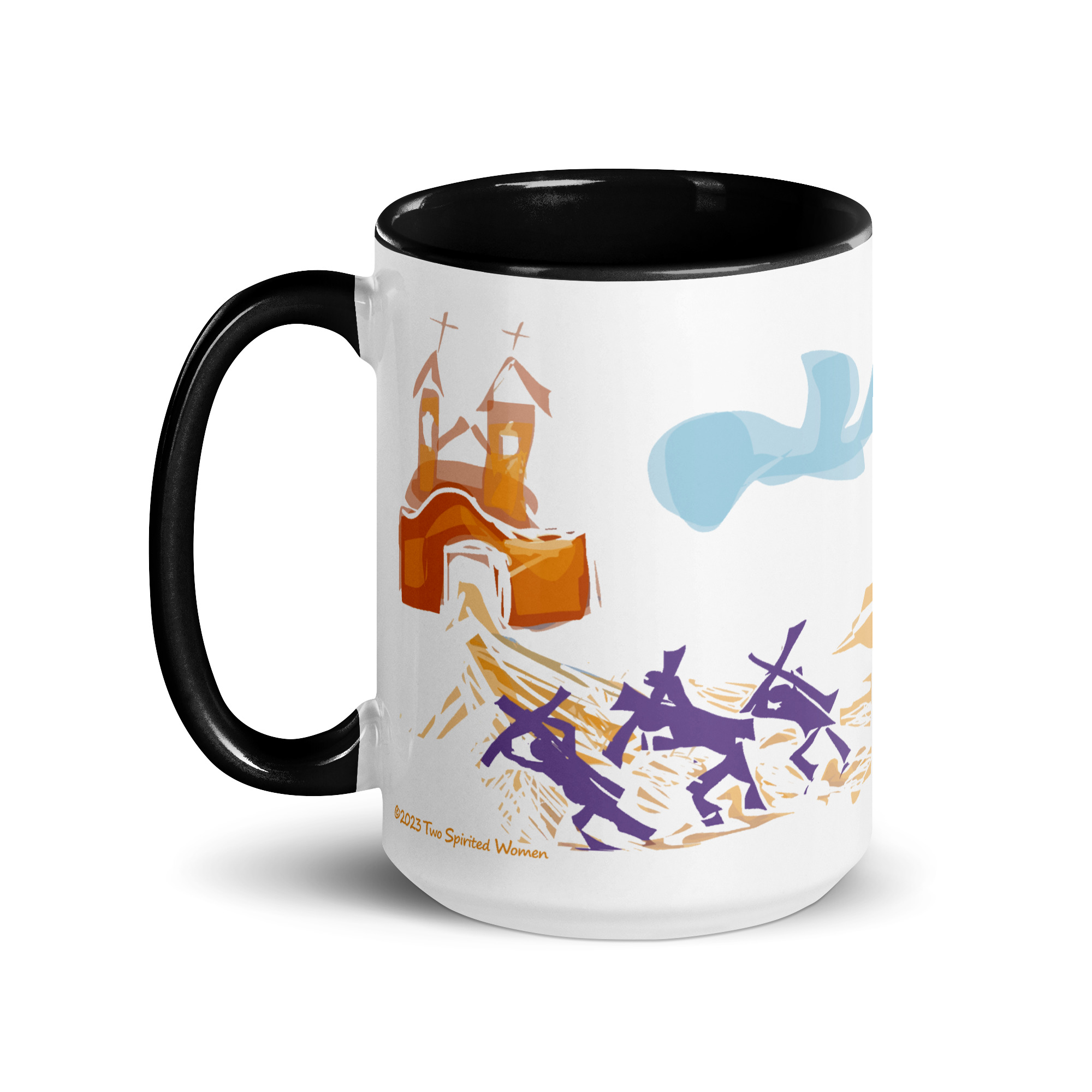 CHIMAYO PILGRIMAGE - Colorful Mug, 11 & 15 oz - Image 63