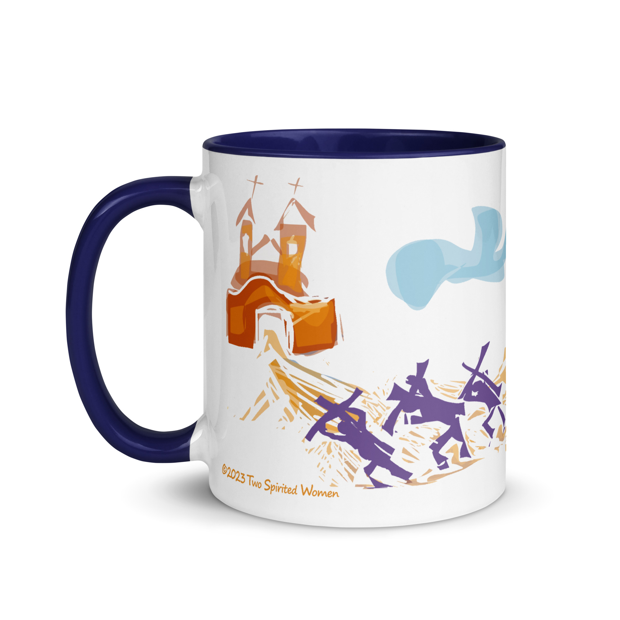 CHIMAYO PILGRIMAGE - Colorful Mug, 11 & 15 oz - Image 43