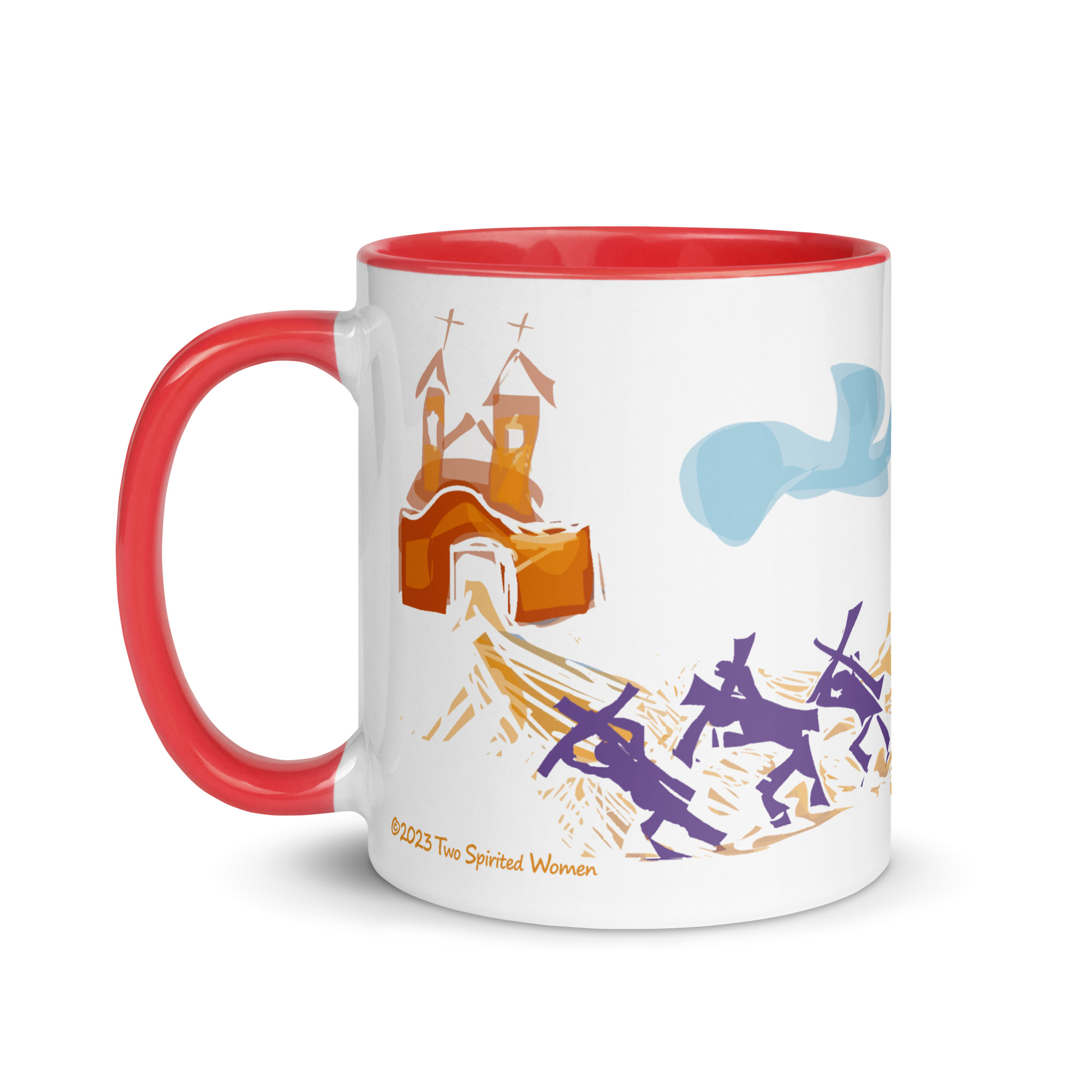 CHIMAYO PILGRIMAGE - Colorful Mug, 11 & 15 oz - Image 45