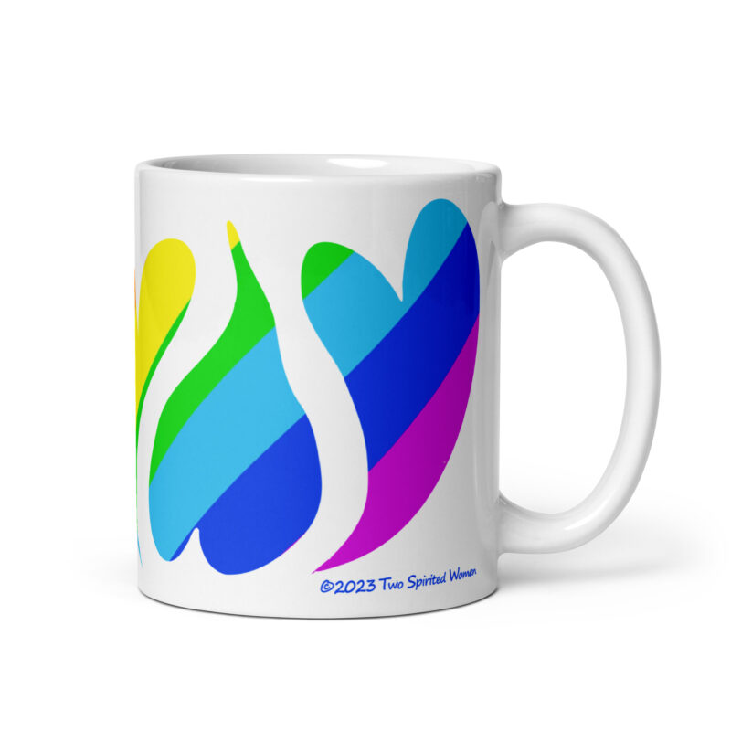 HEARTS OF PRIDE - White Mug, 11, 15 & 20 oz