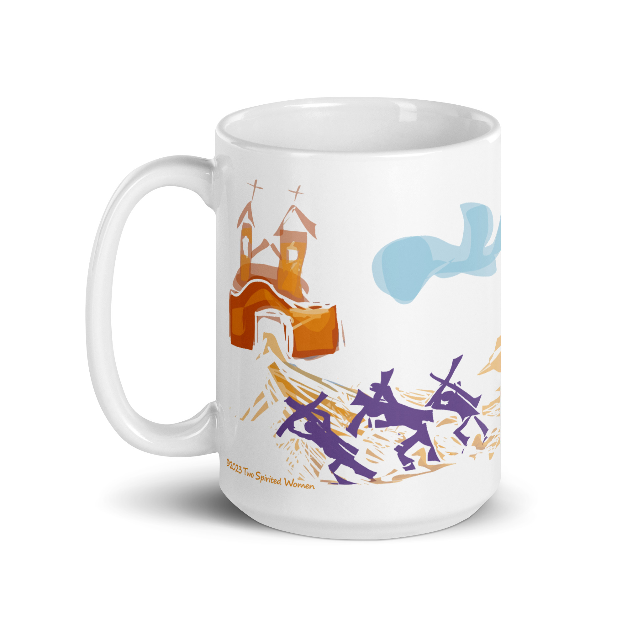 CHIMAYO PILGRIMAGE - White Mug, 11, 15 & 20 oz - Image 21