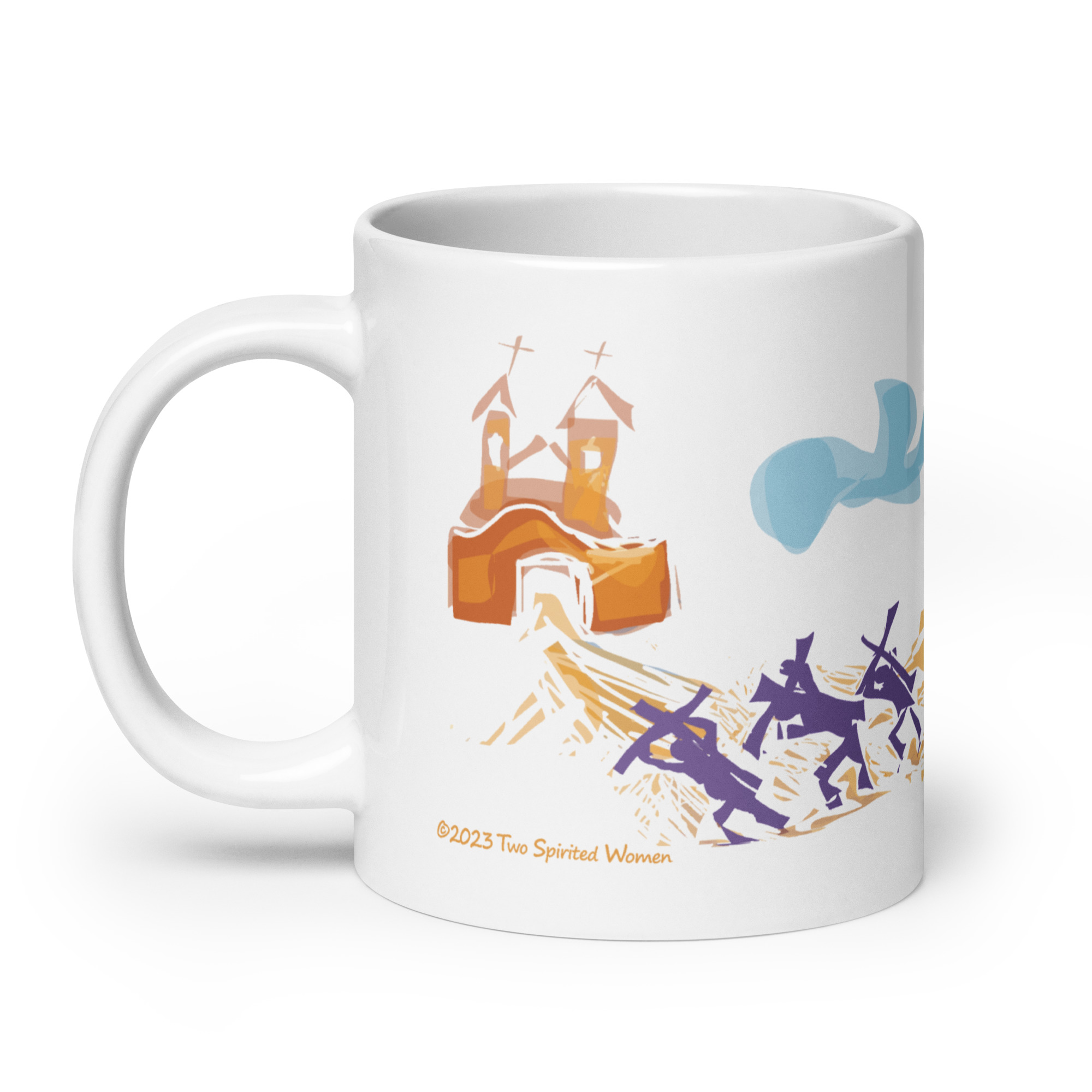 CHIMAYO PILGRIMAGE - White Mug, 11, 15 & 20 oz - Image 18