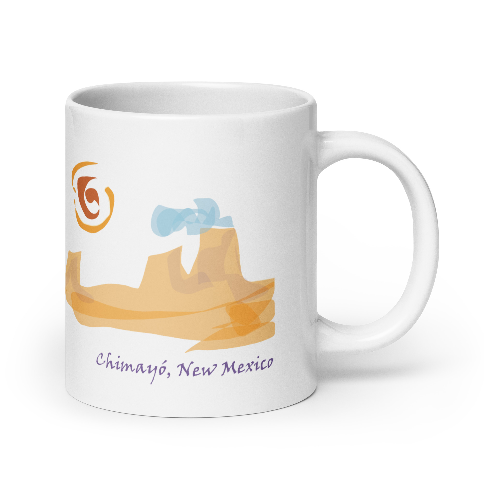 CHIMAYO PILGRIMAGE - White Mug, 11, 15 & 20 oz - Image 17
