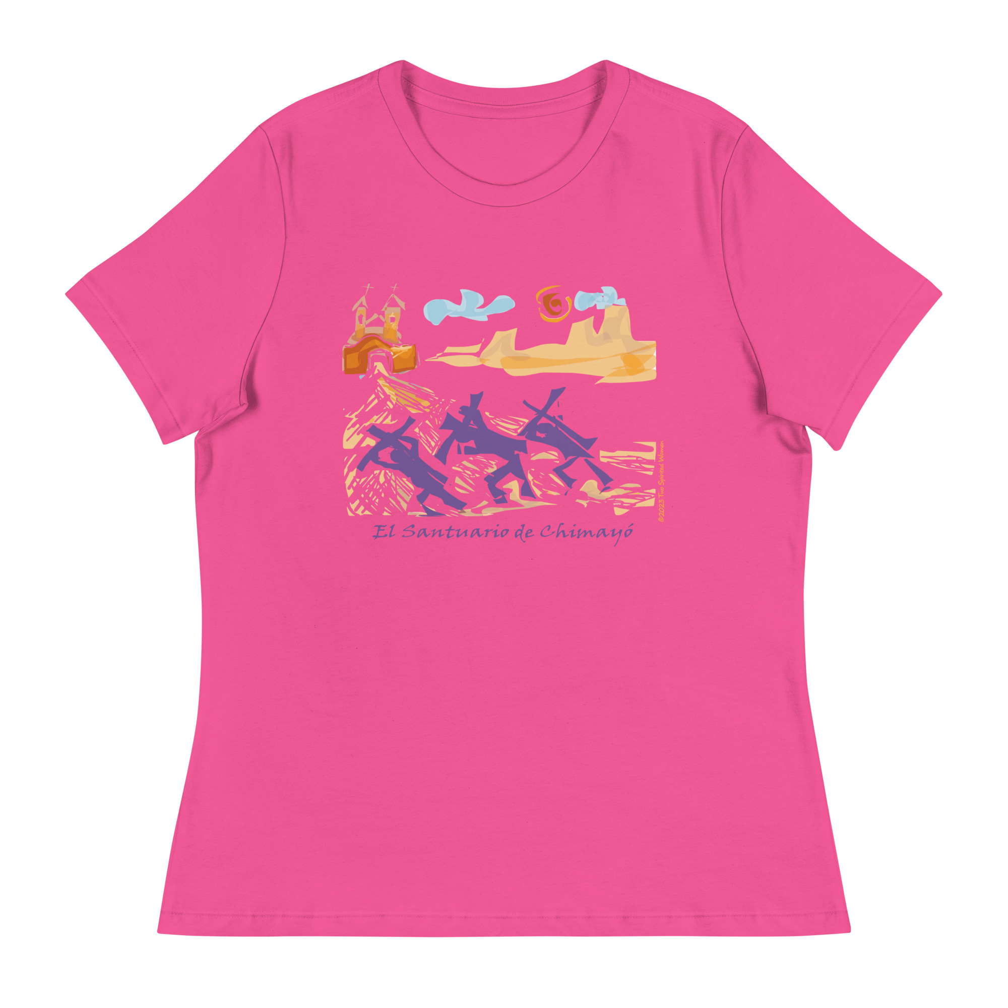 CHIMAYO PILGRIMAGE - Women's Relaxed T-Shirt - Image 3