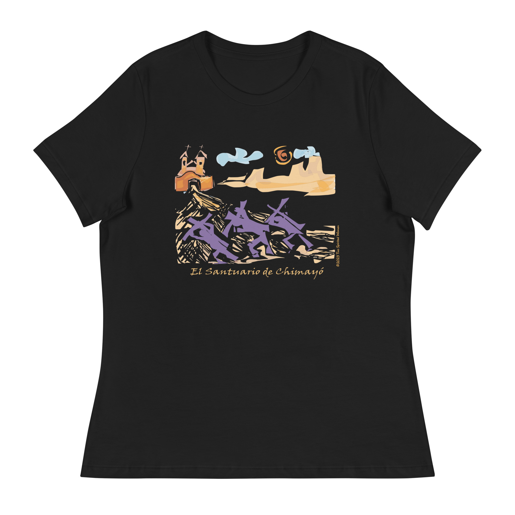 CHIMAYO PILGRIMAGE - Women's Relaxed T-Shirt - Image 13