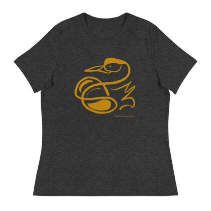 SWAN (gold) - Women's Relaxed T-Shirt