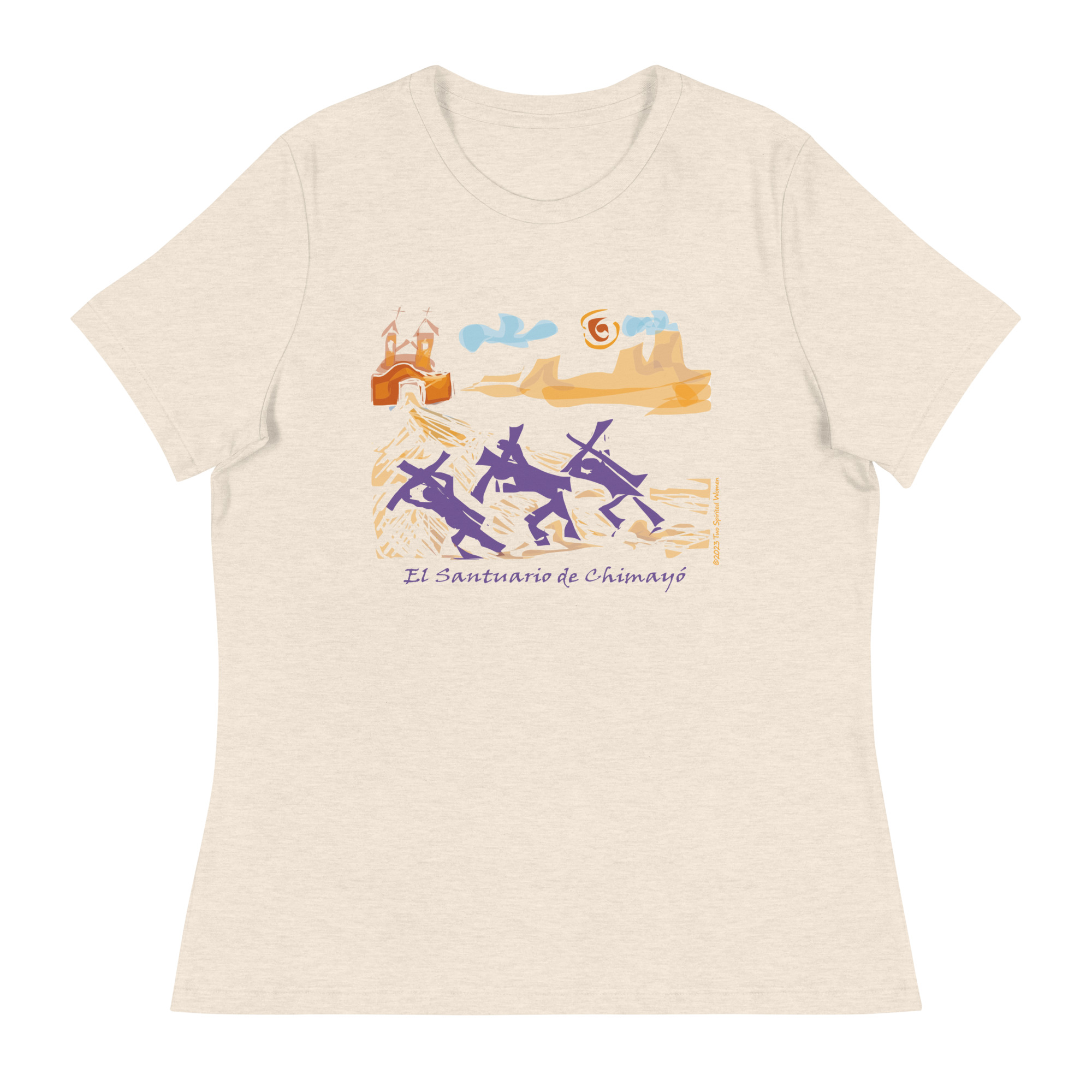 CHIMAYO PILGRIMAGE - Women's Relaxed T-Shirt - Image 11