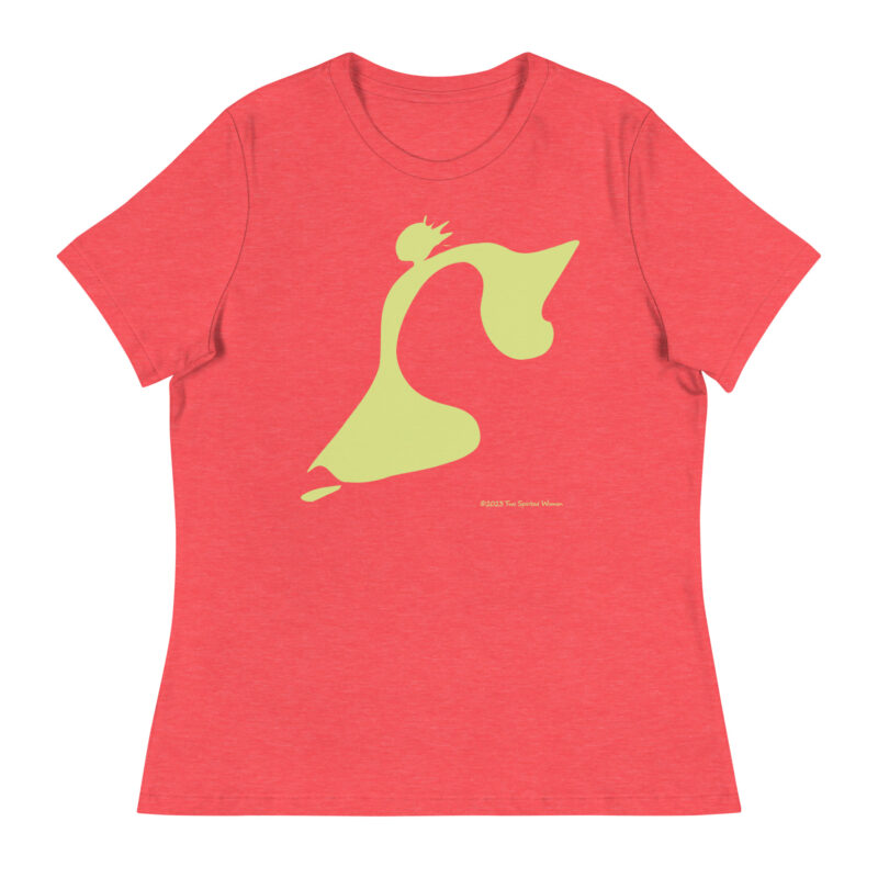 TAKE THE LEAP (yellow) - Women's Relaxed T-Shirt - Image 5